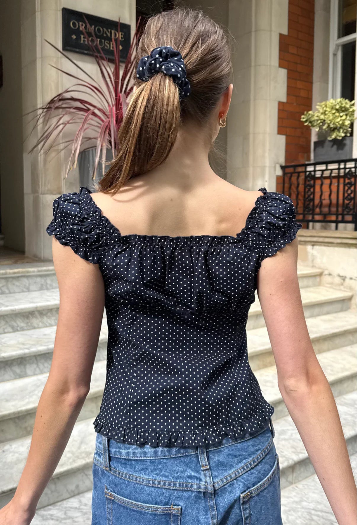Elena Polka Dot Top