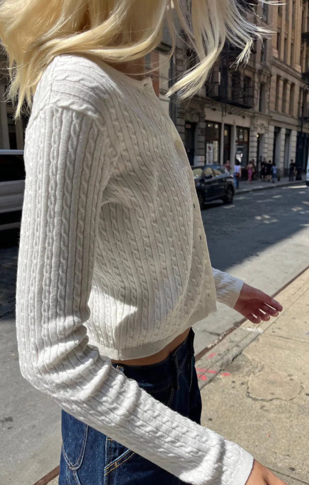 Zoe Cable Knit Cardigan