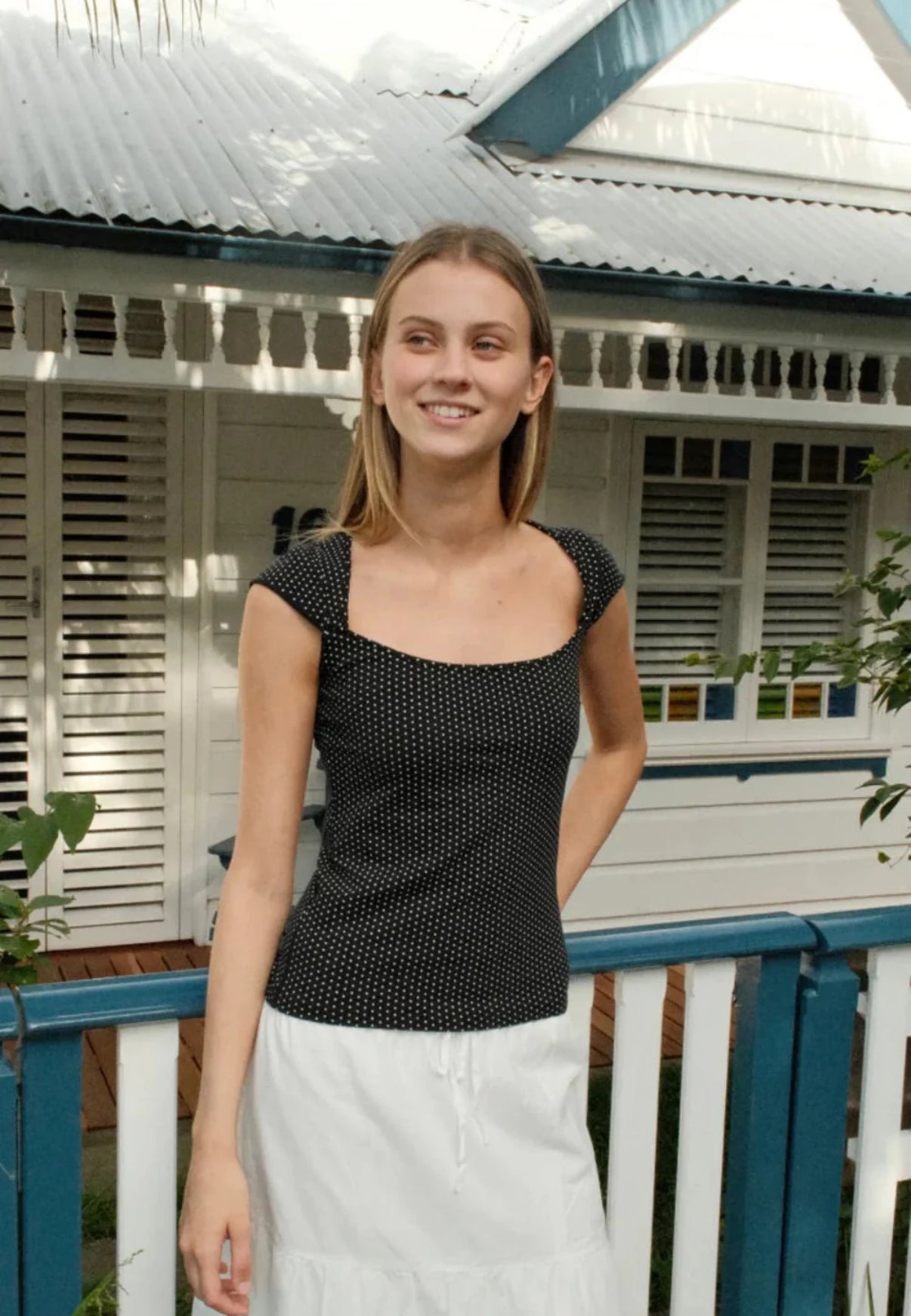 Eve Polka Dot Top
