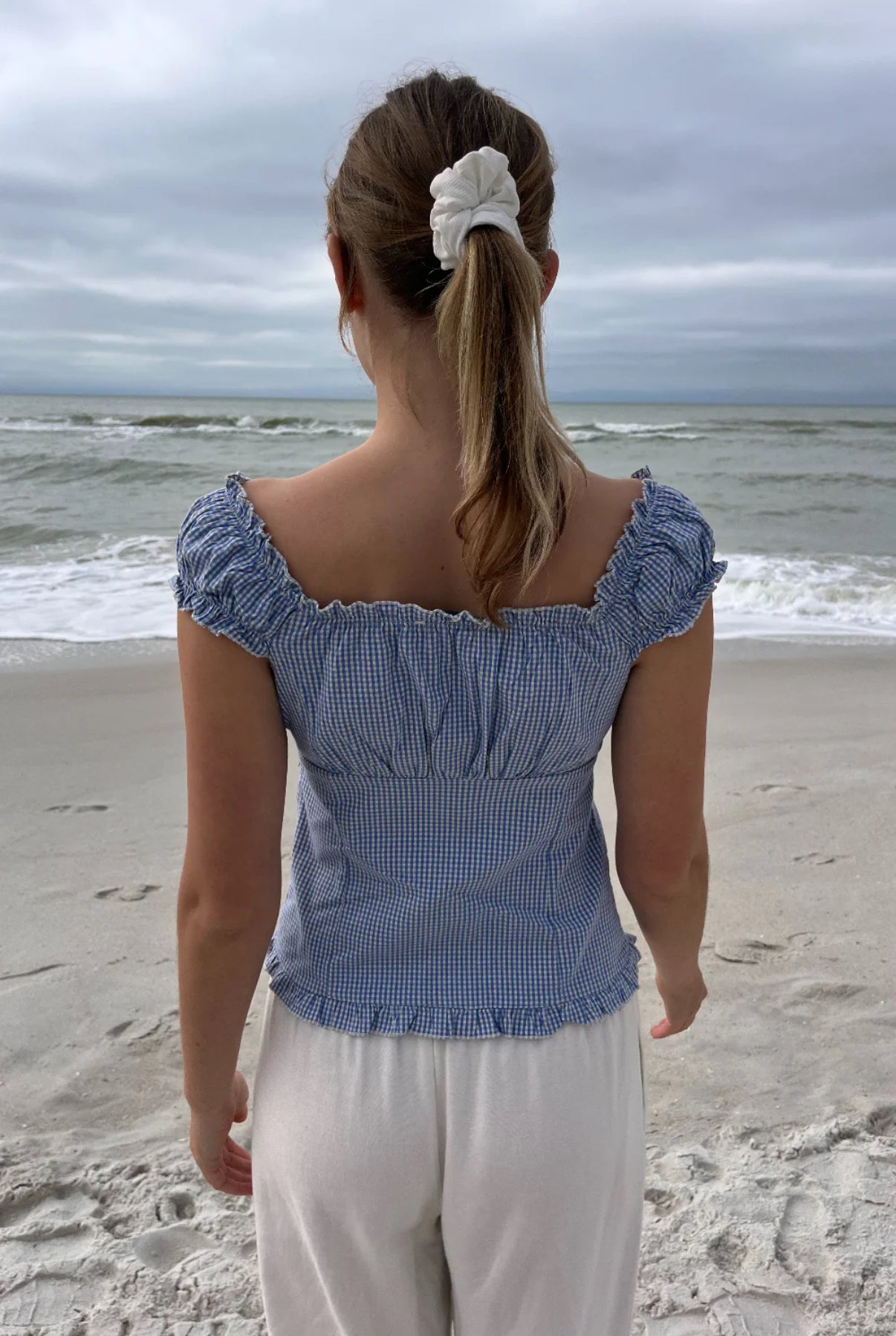 Elena Gingham Top