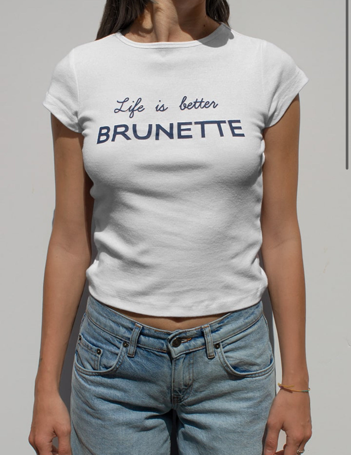 Life is better Brunette t-shirt