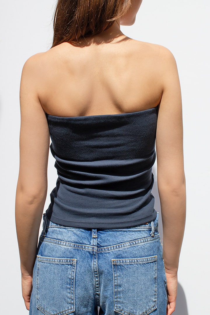 Bandeau top with bow