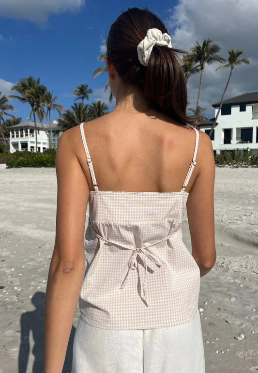 Edith Gingham Top