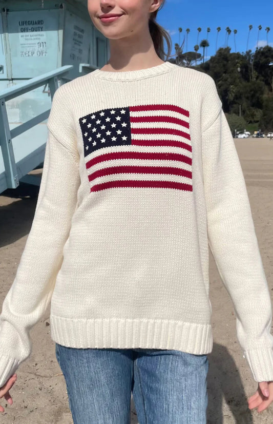 Nico American Flag Sweater