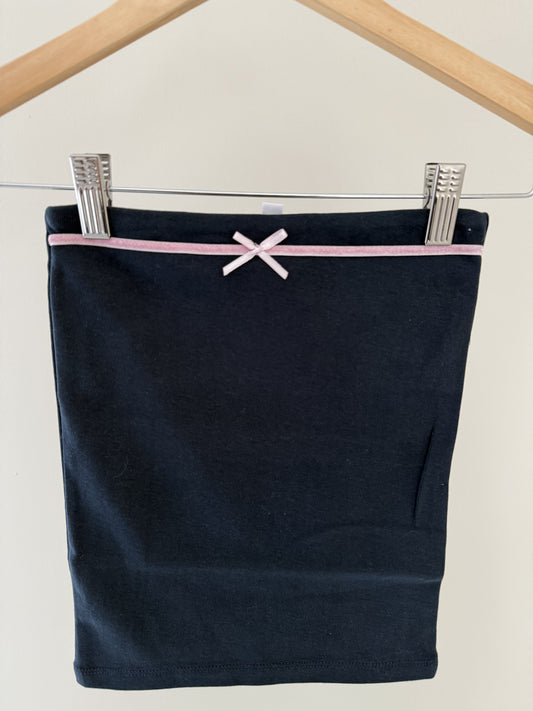 Bandeau top with bow